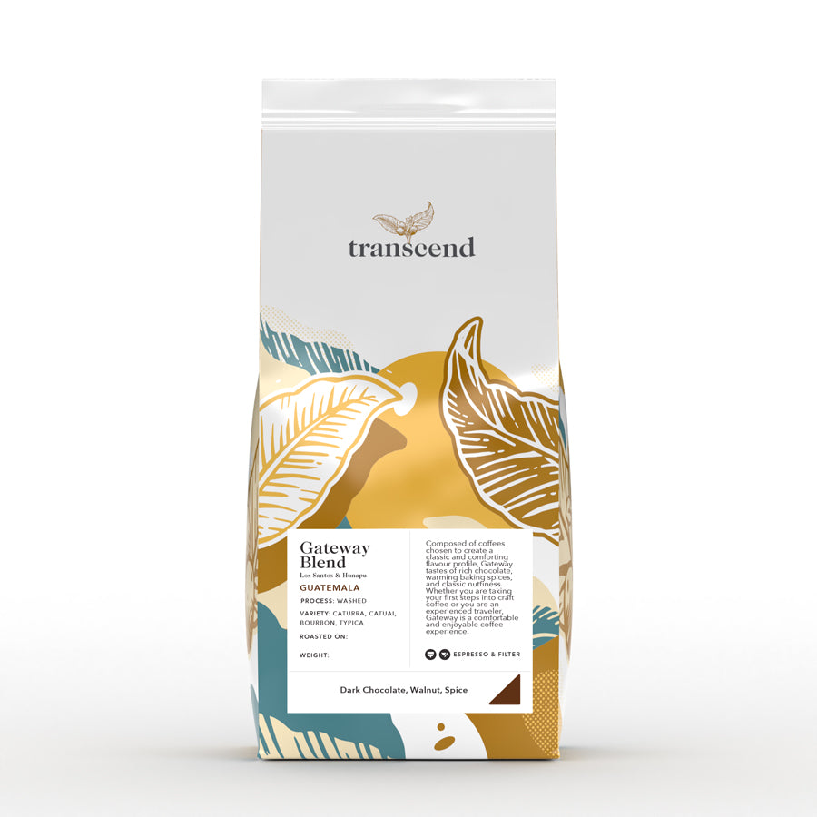 Transcend Coffee Gateway Blend Los Santos and Hunapu 900g
