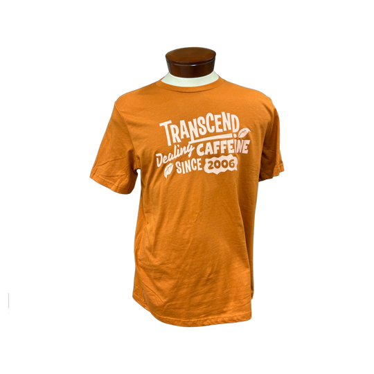 Transcend Coffee Shirt in Orange